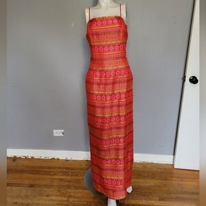 Jessica McClintock for Gunne Sax Millennium 2000 Maxi Sheath Dress, VGUC, Size 9